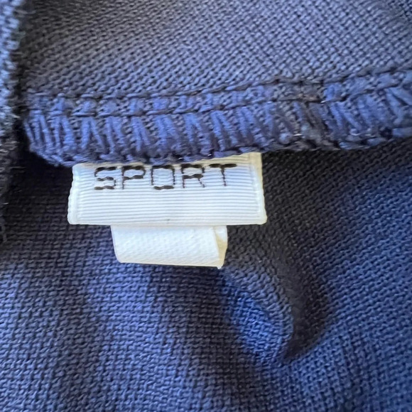 POLO RALPH LAUREN Sport Performance Shirt French Navy Size M, Good Condition - Picture 3 of 8